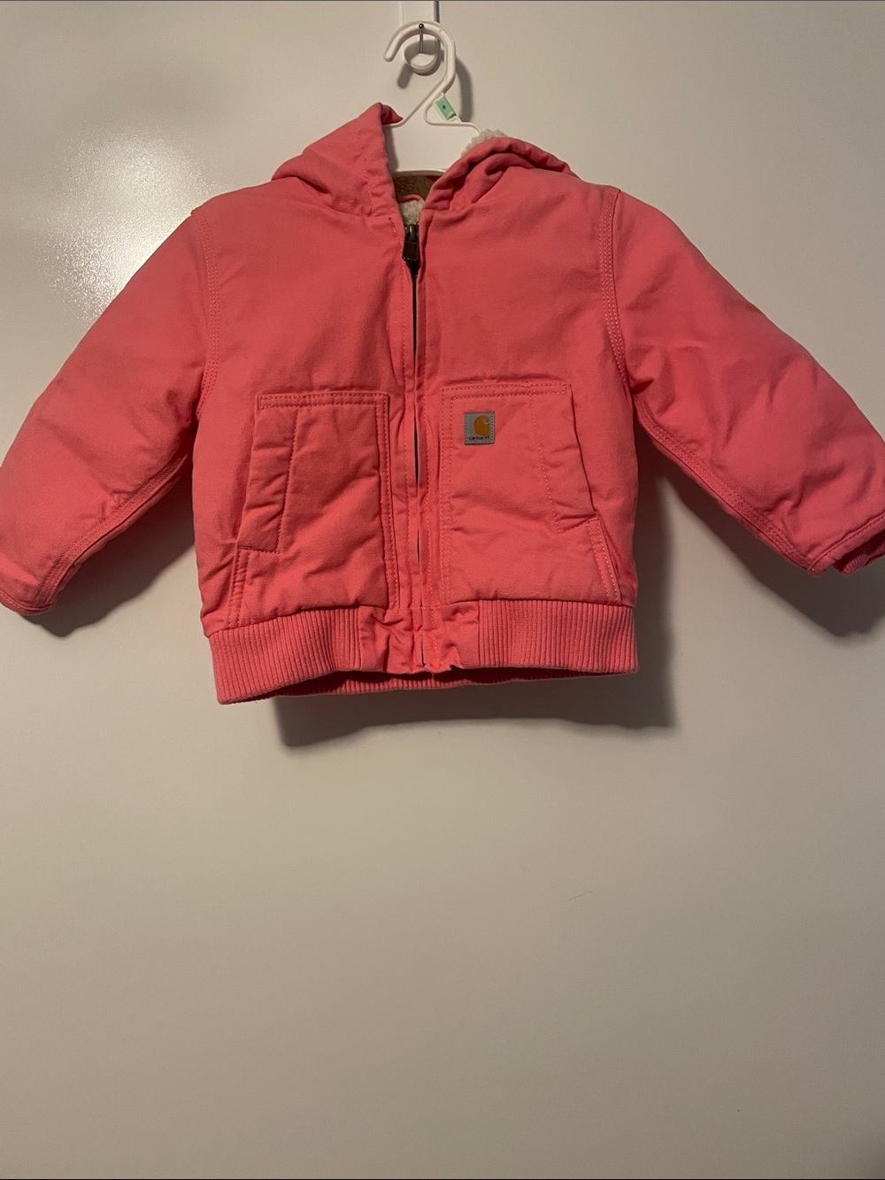 Carhartt Light Bright Pink Toddlers Coat Size 2T